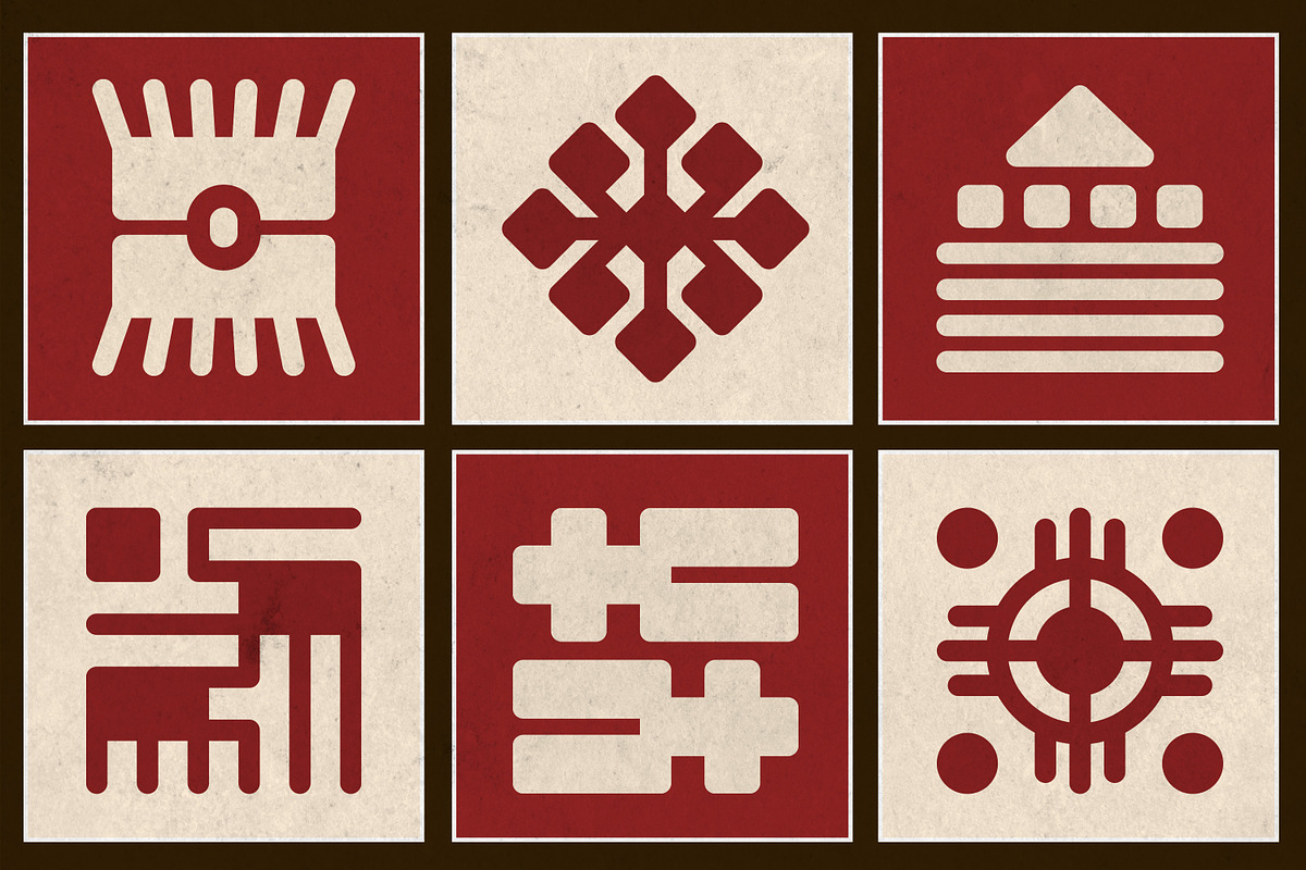 Ancient Folk Icons Vol 2, an Outline Icon by Tekuni (Photo 3 of 11)