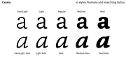 Cassia, a Slab Serif Font by Hoftype (Thumbnail 19 of 29)