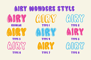 Airy Wonders - Balloon Font, a Font by PutraCetol Studio (Thumbnail 8 of 11)