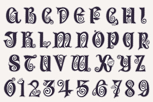 CelticSpiral Font