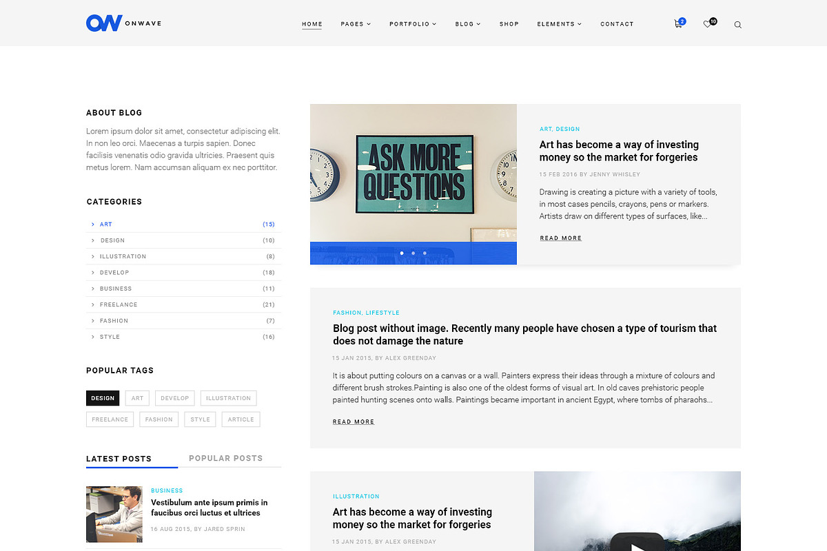 OnWave — Multipurpose PSD Template, a Websites & App Template by ScienteCraft (Photo 19 of 51)