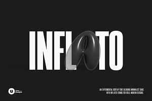Inflato - Sans & Inflated, a Sans Serif Font by Unio Designs