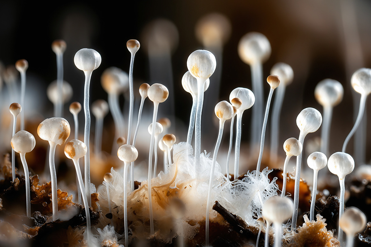 72 Microscopic Fungi Backgrounds, a Background Graphic by h.utomo (Photo 61 of 72)