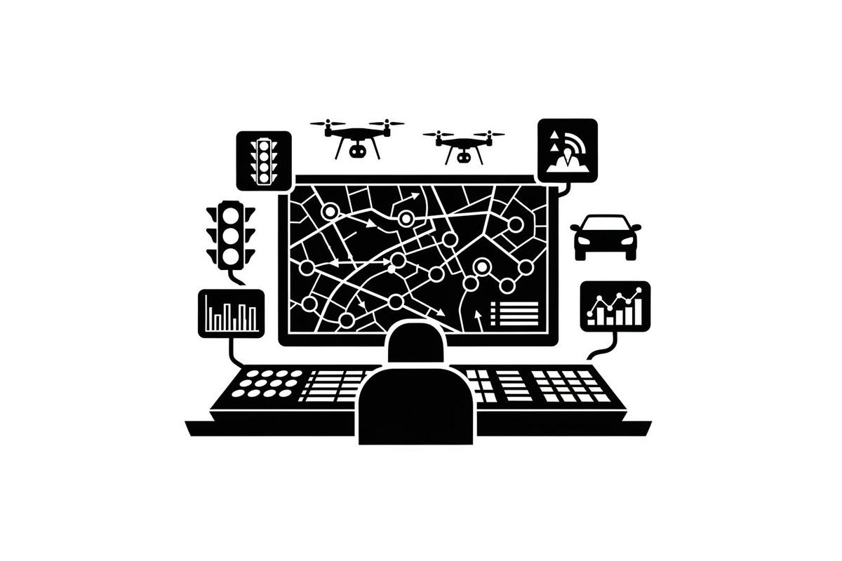 Smart Traffic Control Map Set, a Graphic by musafir_fashion (Photo 4 of 13)