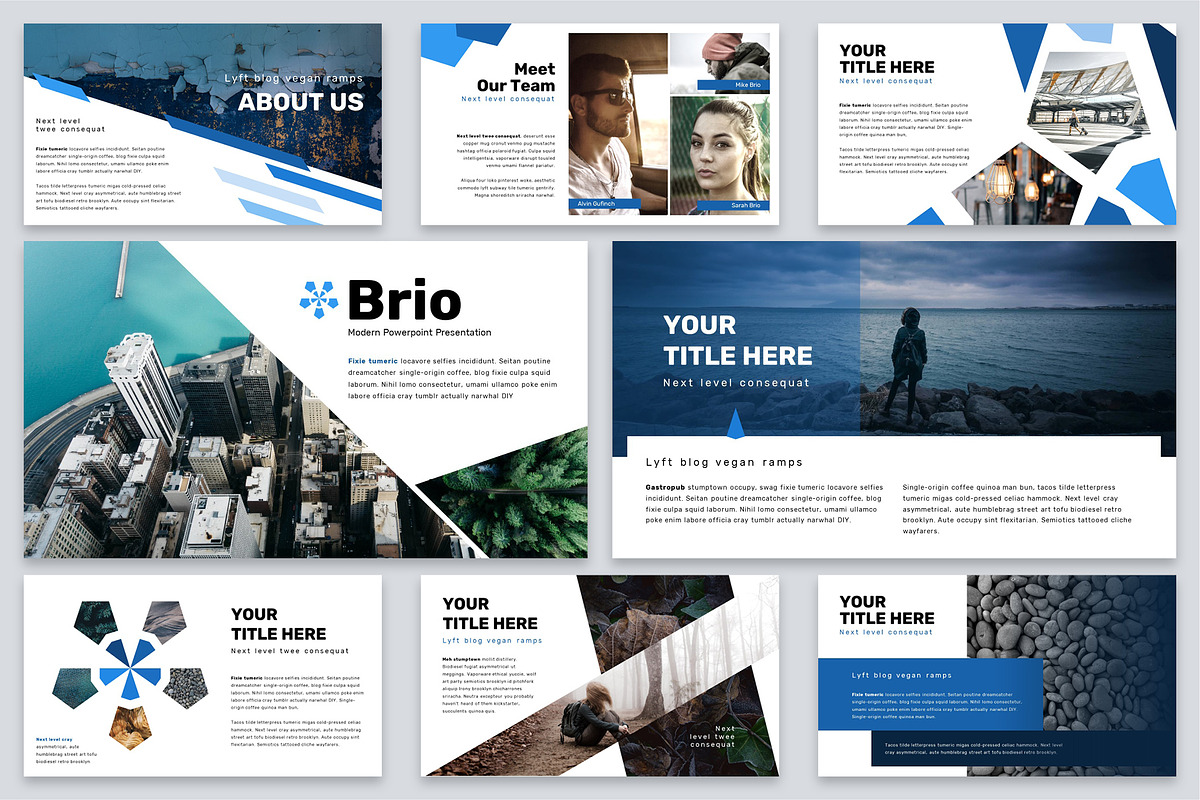 Brio Business Powerpoint Template, a Presentation Template by Reshapely (Photo 5 of 15)