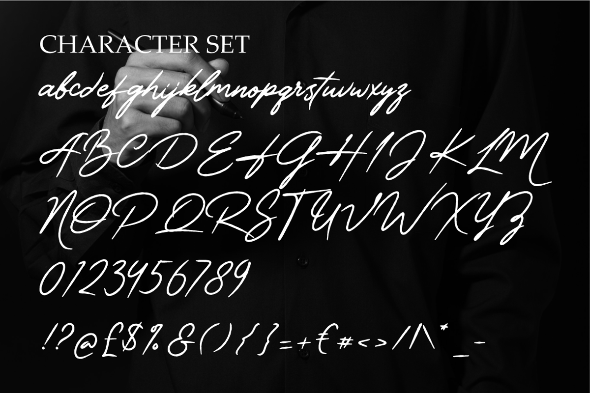Handflair Signature Font, a Handwritten Font by PutraCetol Studio (Photo 5 of 5)