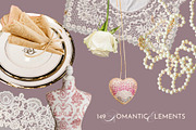 Pearl & Lace: Romantic Collage Kit, an Object Graphic by Anzhelika (Thumbnail 2 of 10)