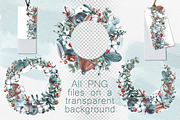 Cozy Winter Watercolor Frames, a Marketing Template by NATASHA CHU (Thumbnail 2 of 5)