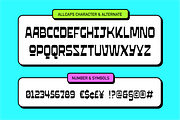 SQUICKY - Retro & Funky Display Font, a Sans Serif Font by Cruizy & Co (Thumbnail 4 of 8)