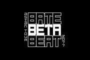 Syntachron - Futuristic Monospaced, a Sans Serif Font by Mofr 24 (Thumbnail 4 of 11)