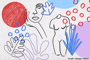 Artsy line drawings and shapes, an Illustration by Negative Space (Thumbnail 8 of 9)