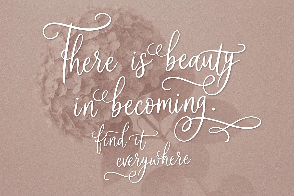 Soila Yadelle Elegant Curves Script, a Script Font by HypeWorksCo (Photo 2 of 15)