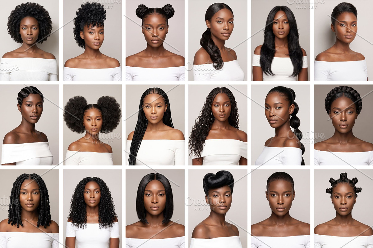 Melanin Luxury Hair Stock Photos, a Beauty & Fashion Photo by Selenique Studio (Photo 6 of 9)