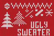 Сhristmas Knitted Font, a Symbol Font by Artolus (Thumbnail 4 of 5)