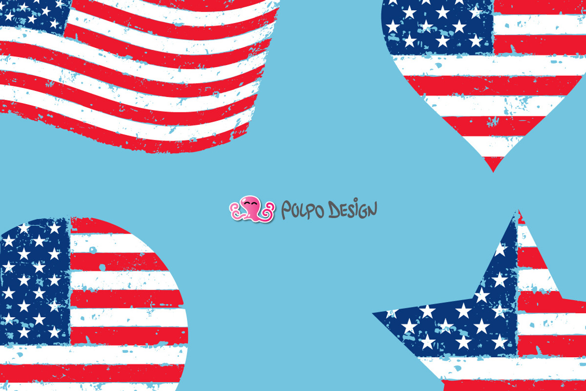 American Flag SVG, an Object Graphic by PolpoDesign (Photo 4 of 5)