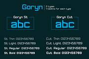 Goryn font family, a Sans Serif Font by vlad.berla (Thumbnail 4 of 7)