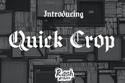 Quickcrop, a Font by Rashdrawn (Thumbnail 1 of 6)