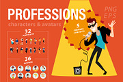 profession characters & avatars, a Person Illustration by Funnystore (Thumbnail 1 of 7)