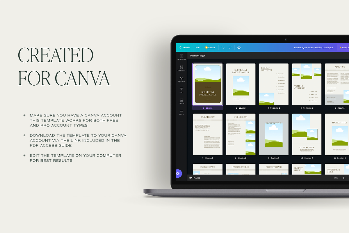 Florence | Service and Pricing Guide, a Presentation Template by Studio_Evergreen (Photo 9 of 10)