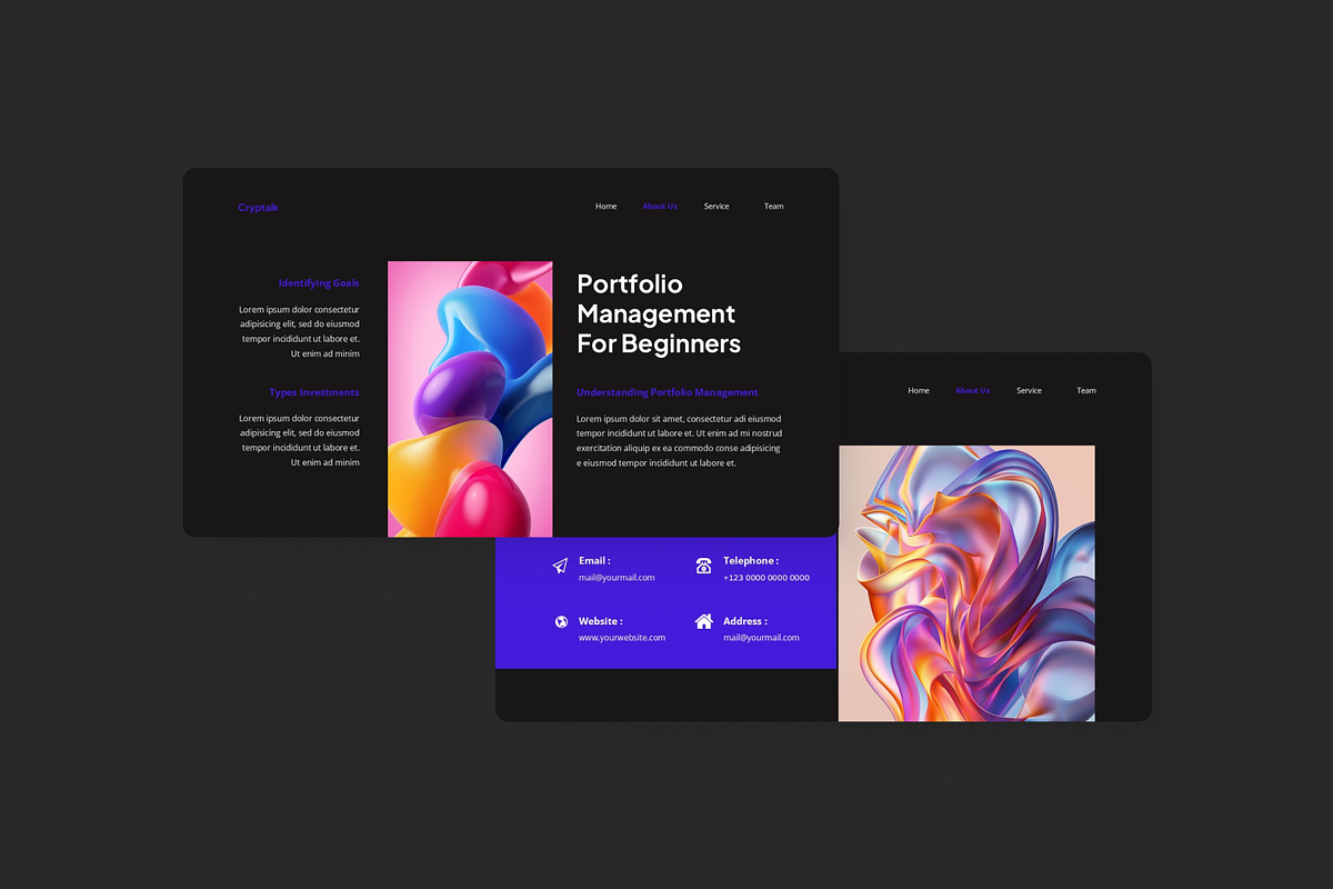 Cryptocurrency Google Slide, a Presentation Template by Annora Studio (Photo 3 of 5)