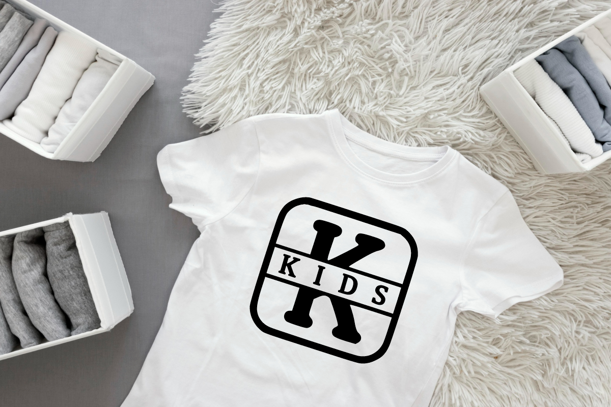 Kids Monogram - Playful Split Font, a Slab Serif Font by KiddoGlyphs Studio (Photo 3 of 4)