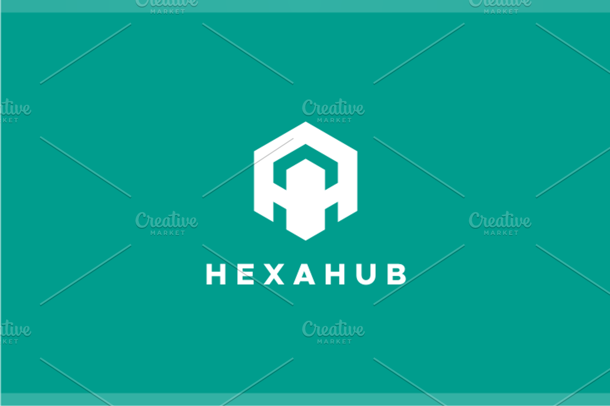Hexa Hub - Letter H HH Logo Design, a Branding & Logo Template by yopie (Photo 2 of 3)