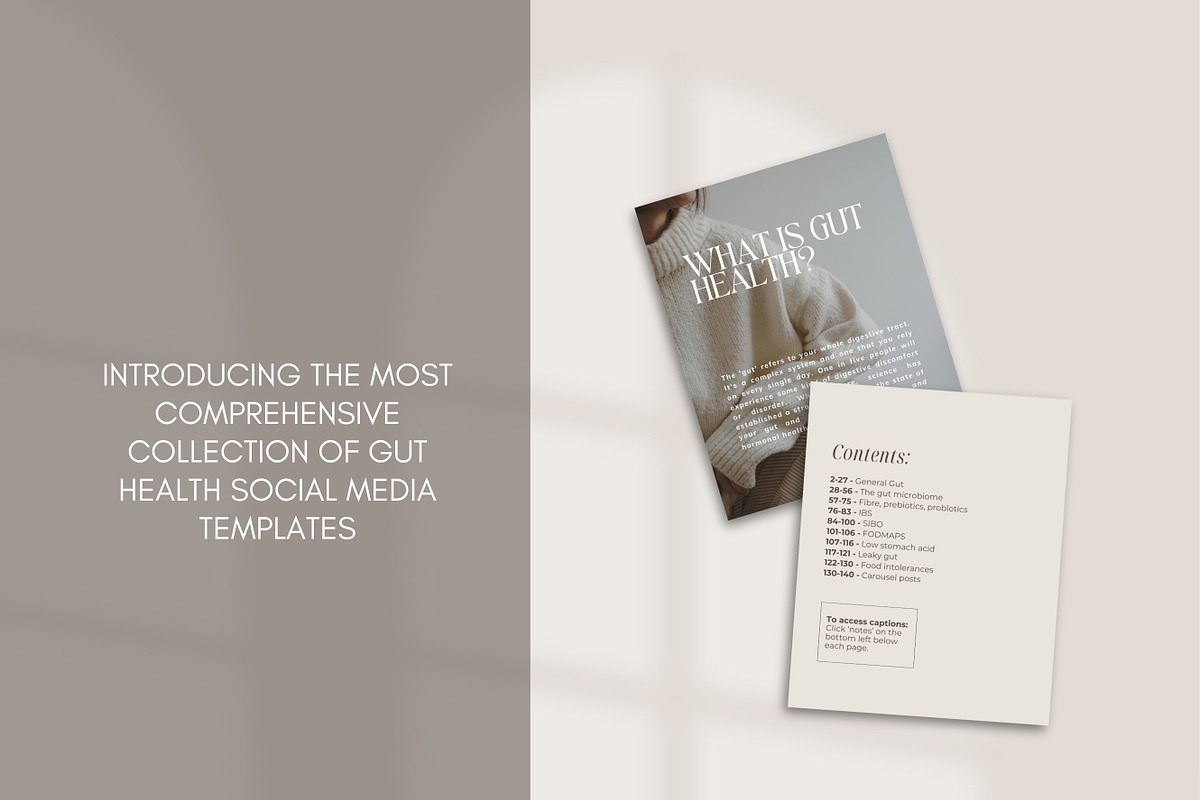 Gut Aesthetic Instagram Posts Canva preview 2