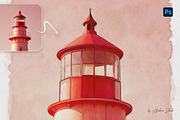 Watercolor Effect, a Layer Style Add-On by Andrew Skoch Design (Thumbnail 7 of 7)