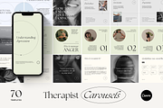 Mental Health Instagram Templates, a Social Media Template by Chewie Co (Thumbnail 1 of 10)