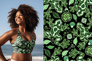 Magic Frogs Line Art Patterns, a Pattern Graphic by ilonitta (Thumbnail 11 of 13)