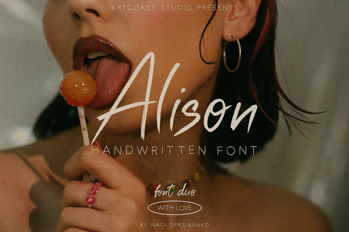Alison Handwritten Font Duo, a Script Font by Artcoast Fonts (Photo 4 of 17)