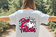 Boo Felicia Funny Ghost SVG, an Illustration by CrexoraLab (Thumbnail 2 of 4)