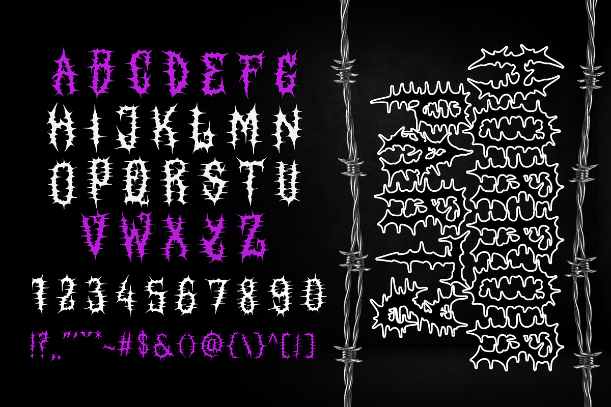 SONTEN Modern Blackletter Metal, a Blackletter Font by dansdesign (Photo 5 of 12)