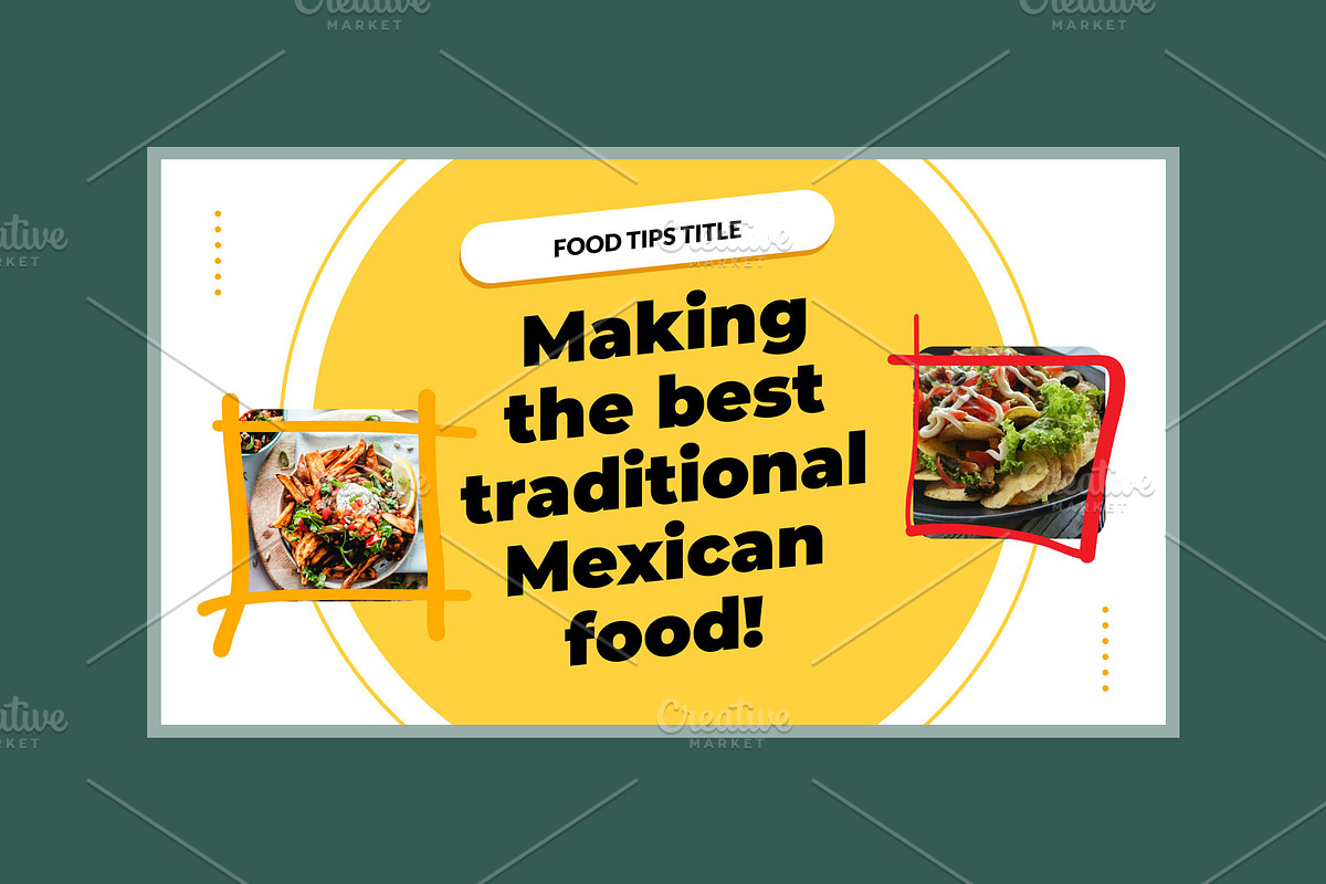 Food Youtube Thumbnail Template, a Social Media Template by hekenostudio (Photo 5 of 6)