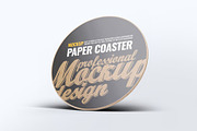 Paper Coaster Mockup, an Advertising Mockup by Hubzway (Thumbnail 5 of 9)