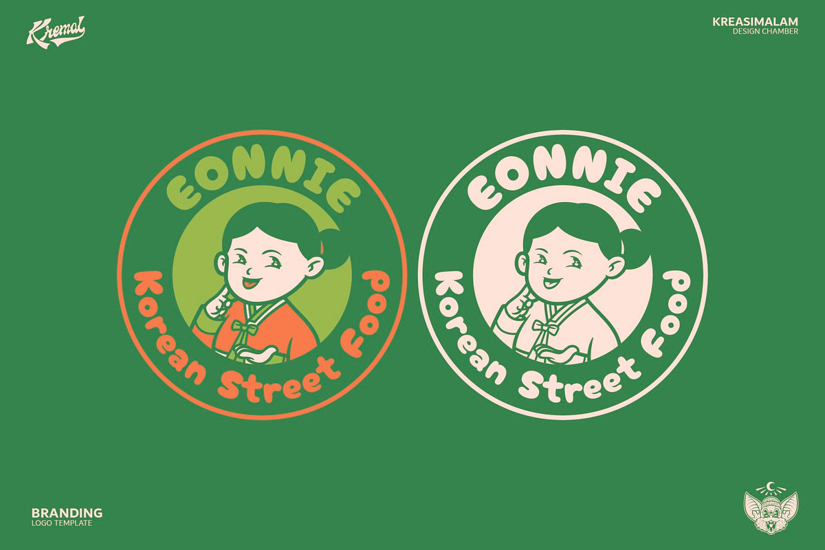 Eonnie Logo Template, a Branding & Logo Template by Kreasi Malam (Photo 5 of 12)