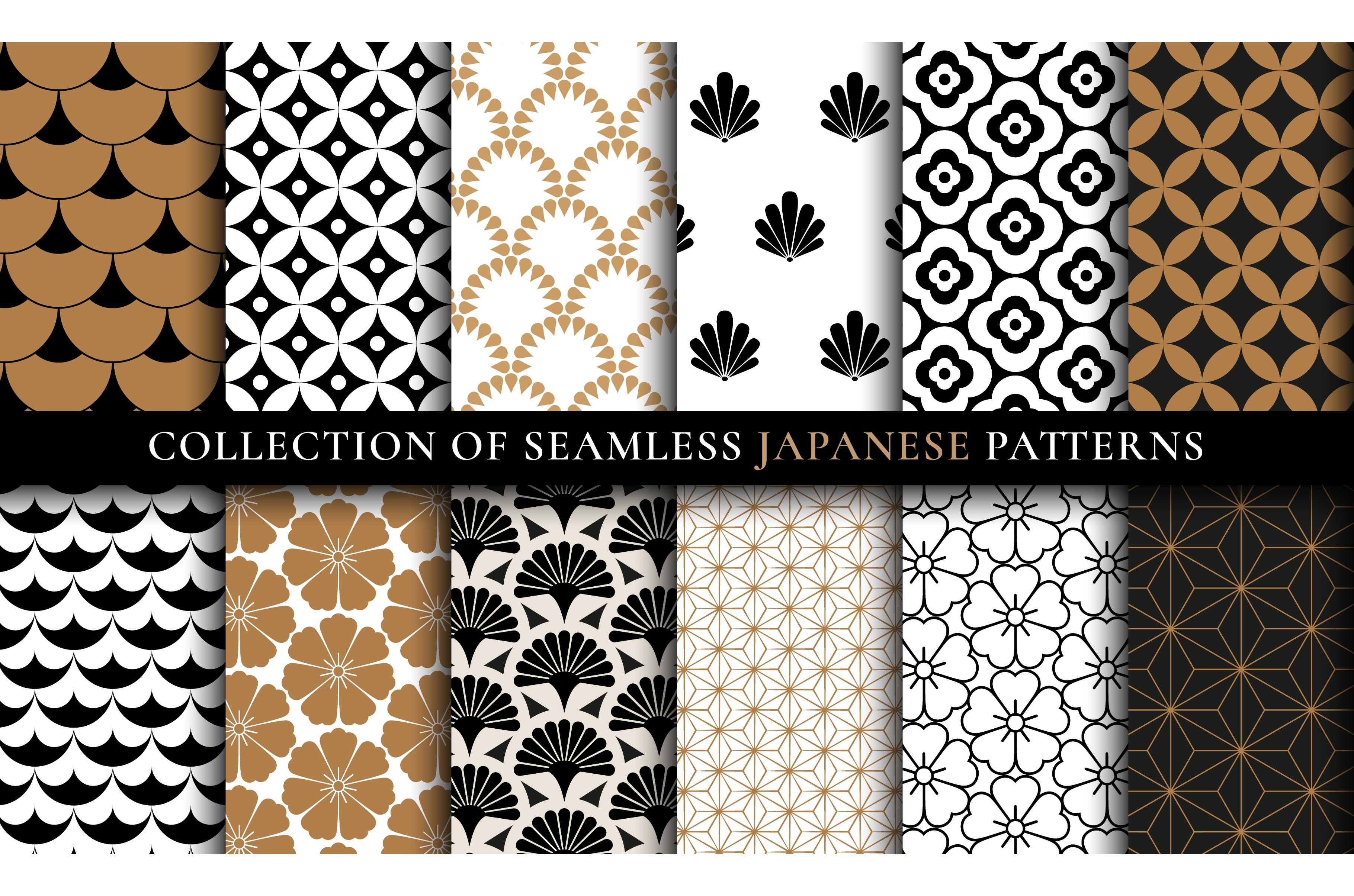 Japanese Asian traditional seamless, a Texture Graphic by COLORFUL