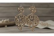 Elegant Floral Earring Set, a Graphic by musafir_fashion (Thumbnail 2 of 11)