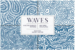 WAVES Seamless Patterns