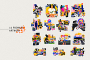 Summer vibes collage, a Graphic by Uniyok (Thumbnail 4 of 13)
