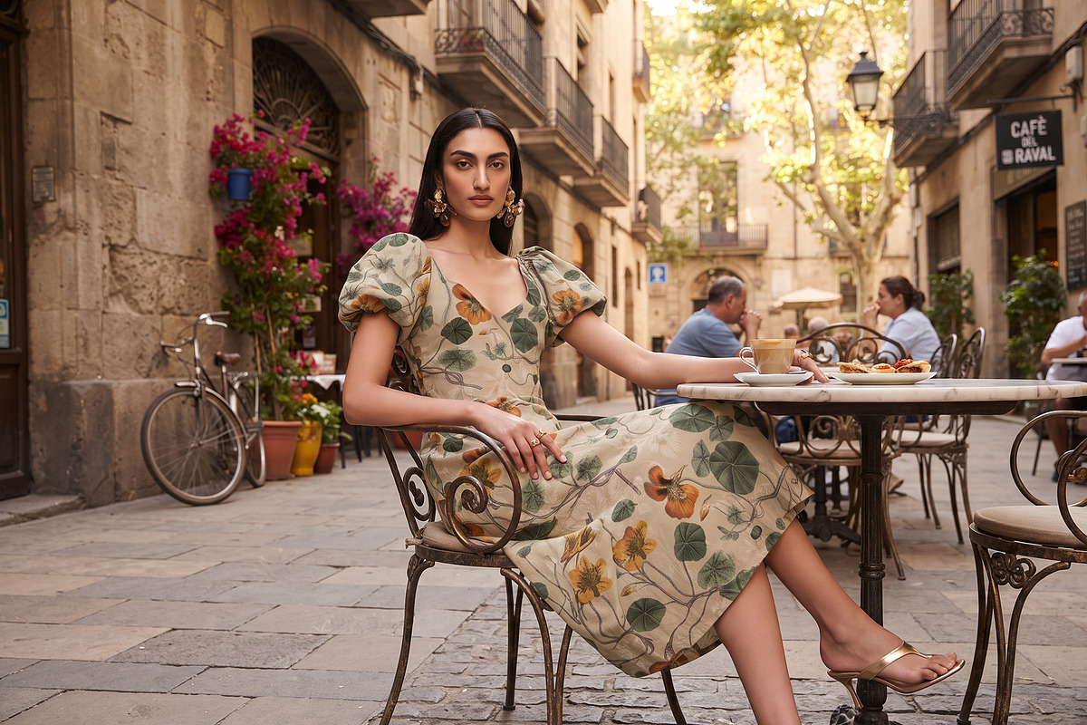 Vintage Nasturtium Floral Seamless, a Pattern Graphic by Talip Memis (Photo 3 of 10)
