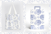 Line Art Vintage Seamless Patterns, a Pattern Graphic by ON_lineart_store (Thumbnail 8 of 10)