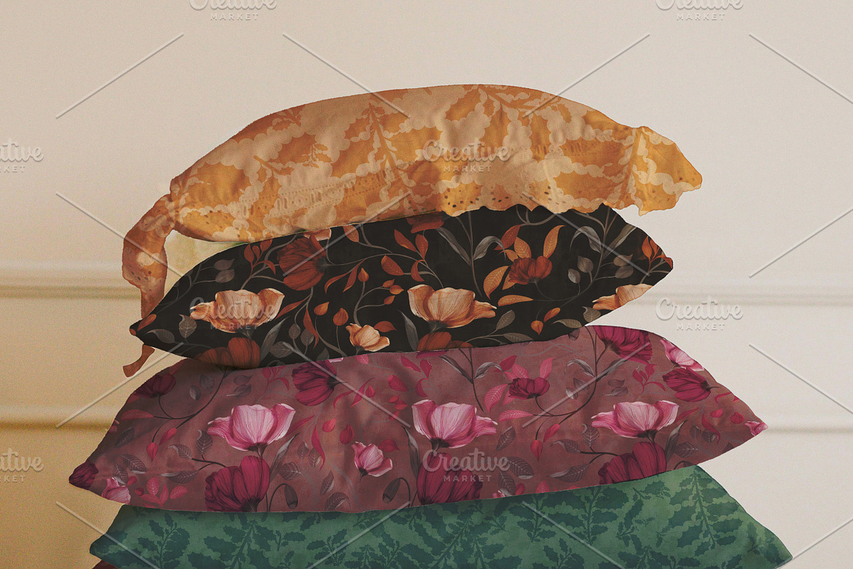 Autumnal Elegance pattern collection, a Pattern Graphic by Nora Gad (Photo 17 of 19)