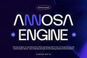 Miseno - Corporate Sans Serif Font, a Sans Serif Font by Flawless And Co (Thumbnail 3 of 10)