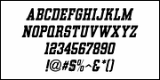 College Game JNL, a Slab Serif Font by Jeff Levine Fonts (Thumbnail 5 of 5)