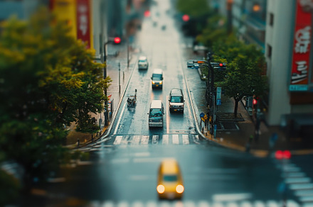Timelapse captures out of focus traf, a Photo by Iftikhar Alam