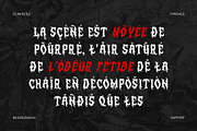 CS Whistle – Black Metal Font, a Blackletter Font by Craft Supply Co. (Thumbnail 6 of 8)