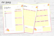 Digital Planner Templates, a Stationery Template by kh_cat (Thumbnail 1 of 2)