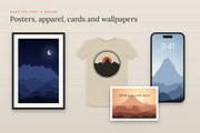 Mountain Silhouettes Vol. 2, an Object Graphic by Build Interactive (Thumbnail 7 of 9)