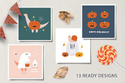 Halloween Dinosaurs Collection, an Illustration by danceyourlife (Thumbnail 3 of 13)